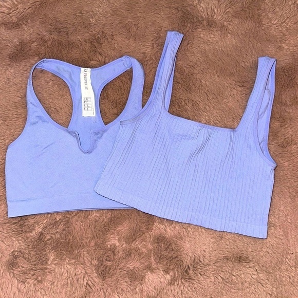 Forever 21 light purple bralettes M/L bra like new athleisure casual summer - Picture 1 of 10